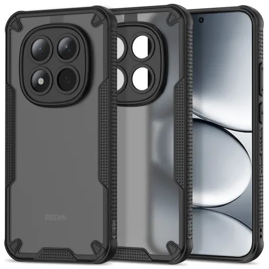 Tech-Protect Rugged Shield, Xiaomi Redmi Note 15 Pro 5G, mat črna