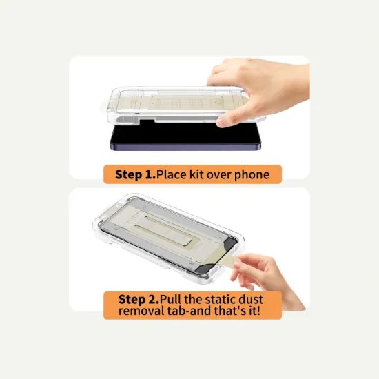 Tech-Protect Quick Set AR+ Panzerglas für Samsung Galaxy S26 Ultra - Gehärtetes Displayschutzglas mit Anti-Reflex Beschichtung - Schwarz