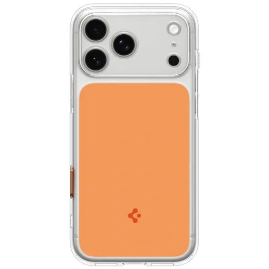 Spigen Ultra Hybrid "T" Mag s MagSafe, iPhone 17 Pro Max / 18 Pro Max, oranžový