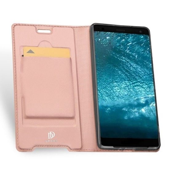 Dux Ducis Skin Leather case, preklopna futrola, iPhone 11 Pro, roza