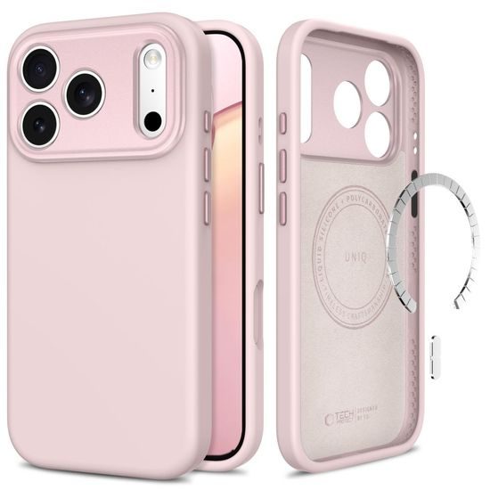 Tech-Protect Uniq MagSafe CC obal, iPhone 17 Pro Max / 18 Pro Max, ružový