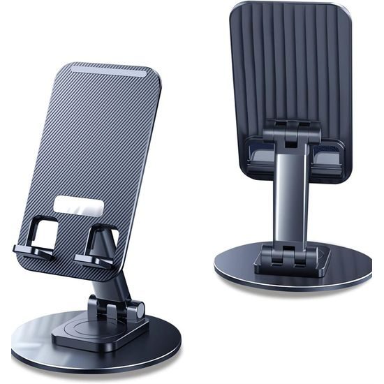 Ρυθμιζόμενη μεταλλική βάση γραφείου 360°, λευκή