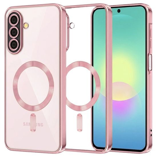 Techsuit Luxury Crystal MagSafe, Samsung Galaxy A27 5G, ροζ