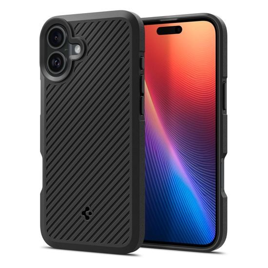 Spigen Core Armor, iPhone 16, fekete