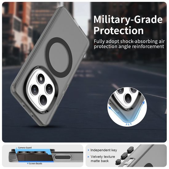 Techsuit CandyCase MagSafe, Xiaomi Redmi Note 15 5G / Poco M8 5G, μαύρο