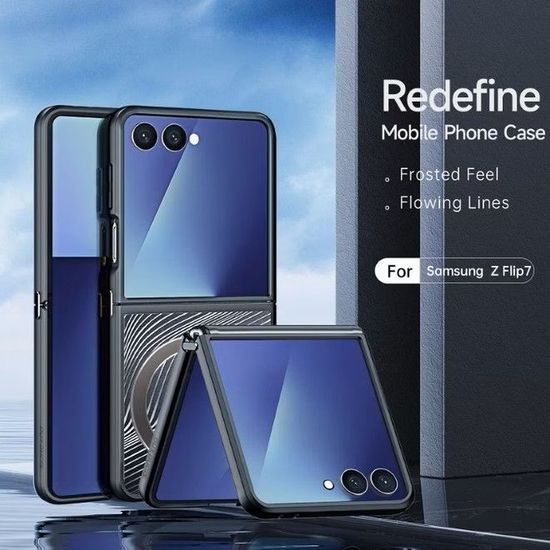 Dux Ducis Yind, Samsung Galaxy Z Flip 7, μαύρο