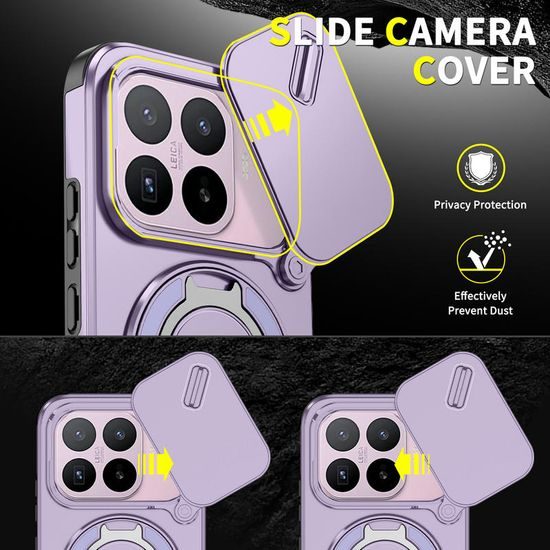 Camslide Stand obal, Xiaomi 17T, fialový
