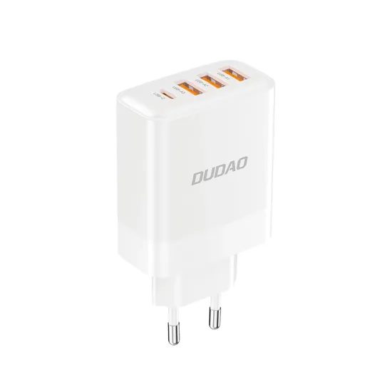 Dudao A5HEU φορτιστής 3x USB, 1x USB-C, PD20W, λευκό