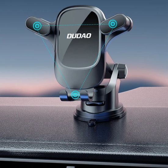 Dudao F5Pro+ βάση τηλεφώνου για ταμπλό, μαύρη