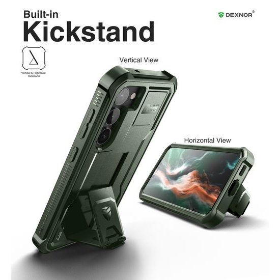 Dexnor 360 Kickstand Θήκη Samsung Galaxy S23, Πράσινη