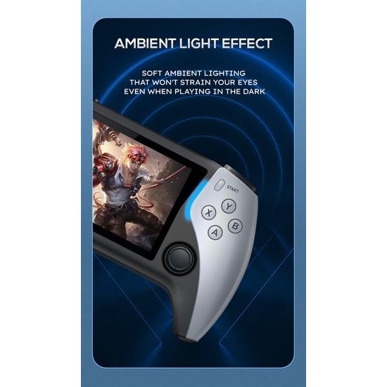 Project X Φορητή κονσόλα παιχνιδιών με οθόνη 4,3" HD IPS, λευκή