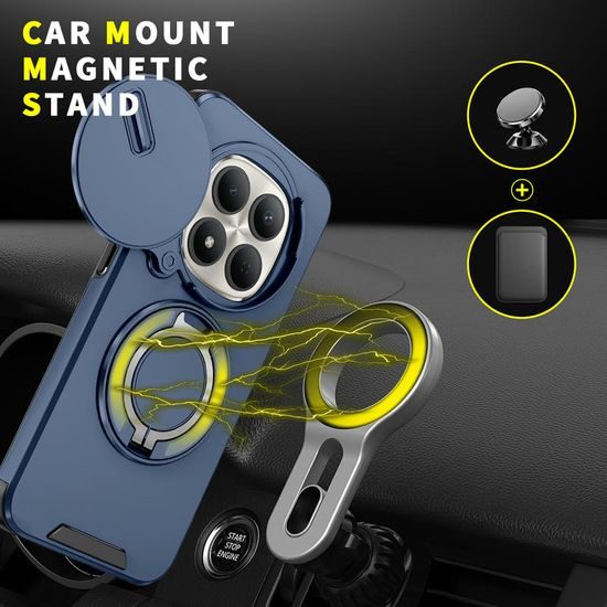 Camslide Stand maska, Xiaomi Redmi Note 15 Pro 5G, plava