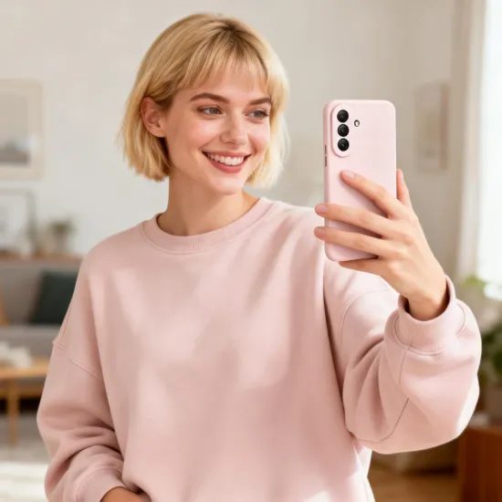 Tech-Protect Icon Schutzhülle für Samsung Galaxy A27 5G - Silikon Case mit Mikrofaser-Futter - Rosa