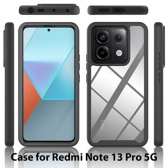 JP Defense360 etui, Xiaomi Redmi Note 13 Pro 5G, črn