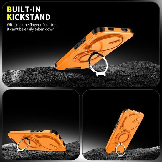Husă Camslide Stand, Xiaomi Redmi Note 15 Pro 5G, portocaliu
