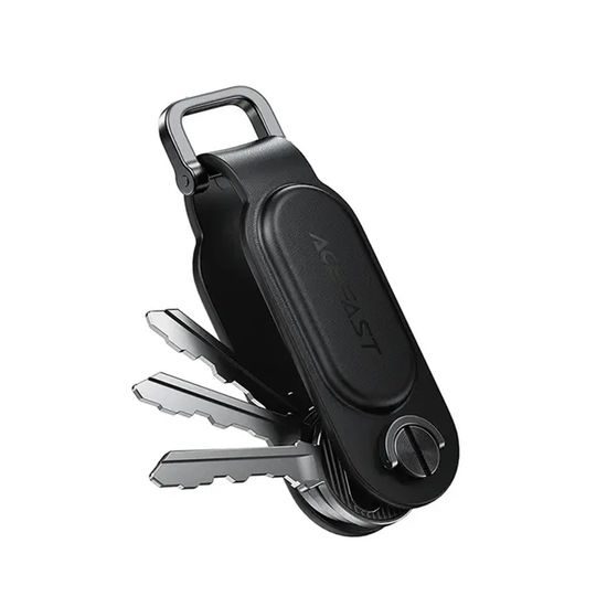 Acefast Sleutelvinder Tracker (S4) - met Apple Find My - Zwart