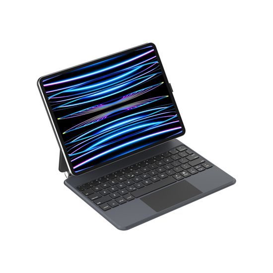 JP Magnetic Keyboard MK04C pouzdro na tablet s PIN socket připojením, iPad Pro 11 2018 / 2020 / 2021 / 2022, iPad Air 4 10.9 2020 / Air 5 10.9 2022 / Air 11 2024, černé