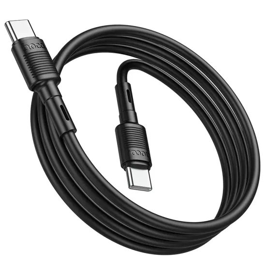 Hoco X83 USB-C – USB-C laidas, PD 3A 60W, 1 m – juodas