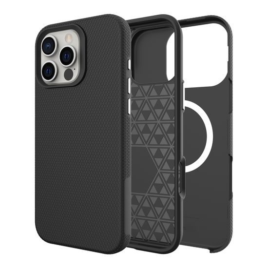 JP Triangle MagSafe θήκη, πιστοποίηση SGS 1,2M, iPhone 17 Pro, μαύρη