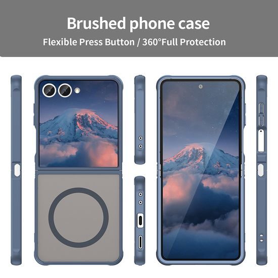 Techsuit HaloFrost II MagSafe, Samsung Galaxy Z Flip 7, σκούρο μπλε