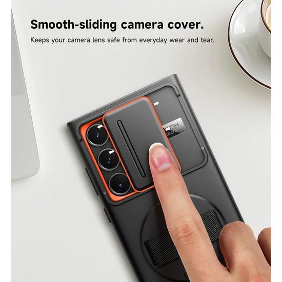 Suritch MagSafe Kickstand borító Samsung Galaxy S24 Ultra, fekete