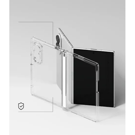 Ringke Fusion Flap etui, Samsung Galaxy Z Fold 8, prozoren