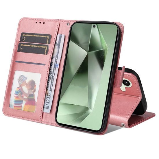 Magnet Case, Samsung Galaxy S24 FE, růžový
