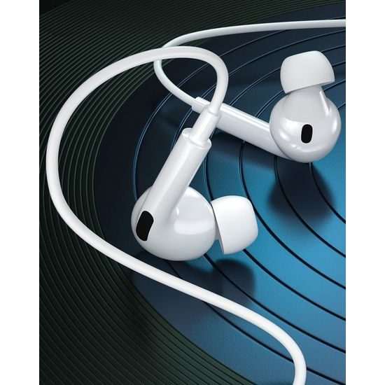 WK Design Earphone USB-C sluchátka, bílá (Y31 type-c bílá)