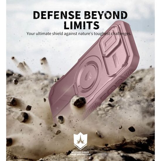 Θήκη Dexnor MagSafe Kickstand Camprotector iPhone 17, ροζ