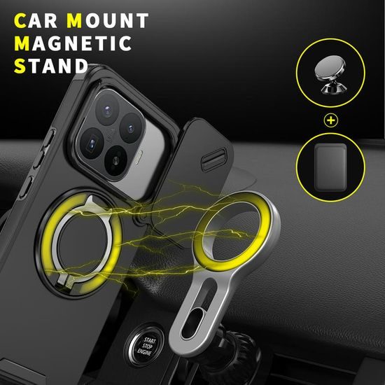 Θήκη Camslide Stand, Xiaomi 17T Pro, μαύρη