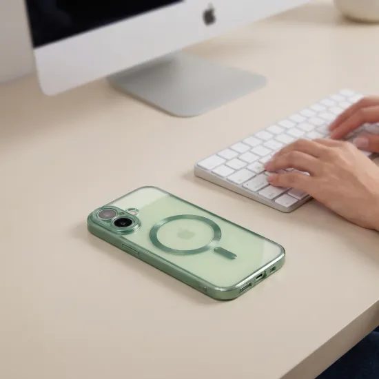 iPhone 17 ümbris – Tech-Protect MagFlex – roheline