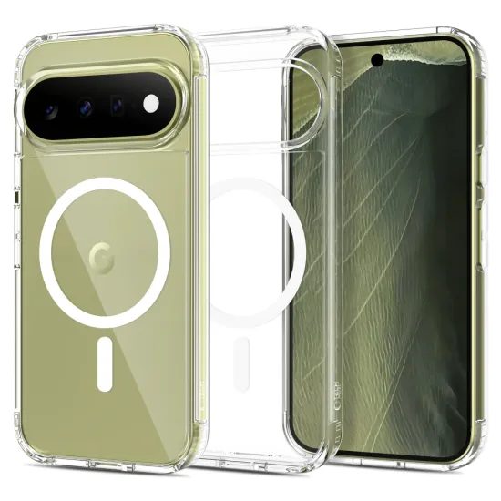 Tech-Protect Flexair Hybrid s MagSafe, Google Pixel 9 Pro XL / 10 Pro XL / 11 Pro XL, priehľadný