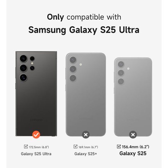 Suritch MagSafe Kickstand Camprotector Θήκη Samsung Galaxy S25 Ultra, μπλε