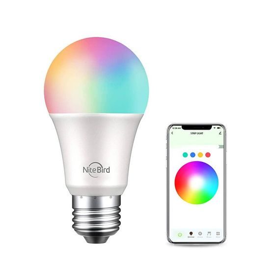 Smarte LED-Glühbirne Gosund Nite Bird WB4, (RGB) E27