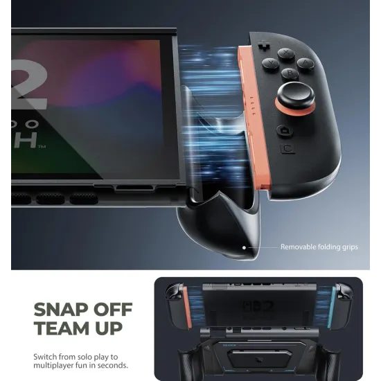 Dexnor etui, Nintendo Switch 2, črn