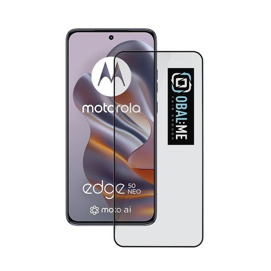 OBAL:ME 5D Tvrdené Sklo pre Motorola Edge 50 Neo, čierne