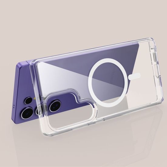 Tech-Protect Flexair Hybrid s MagSafe, Samsung Galaxy S25 Ultra, priehľadný