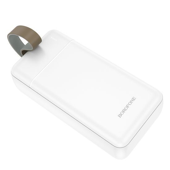 Borofone akupank BJ88B 30000mAh 2x USB-A – valge