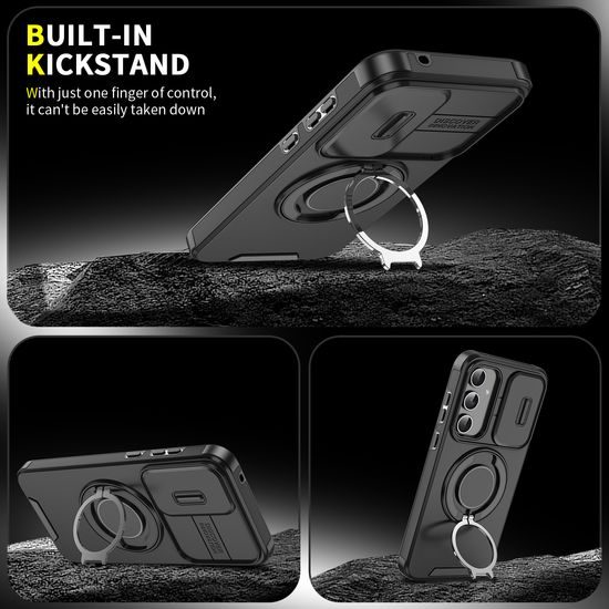 Camslide Stand obal, Samsung Galaxy A54, červený
