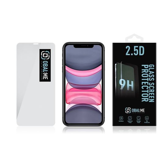 OBAL:ME 2.5D Tvrzené Sklo pro Apple iPhone 11 Pro Max / XS Max, průhledné