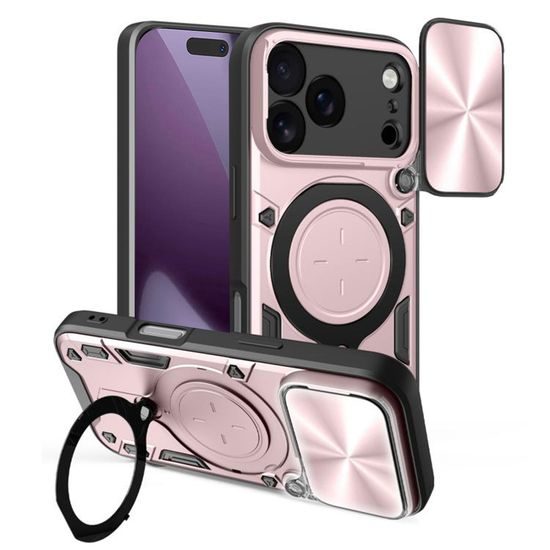 iPhone 17 Pro / 18 Pro ümbris – Techsuit CamGuard Pro – rosegold