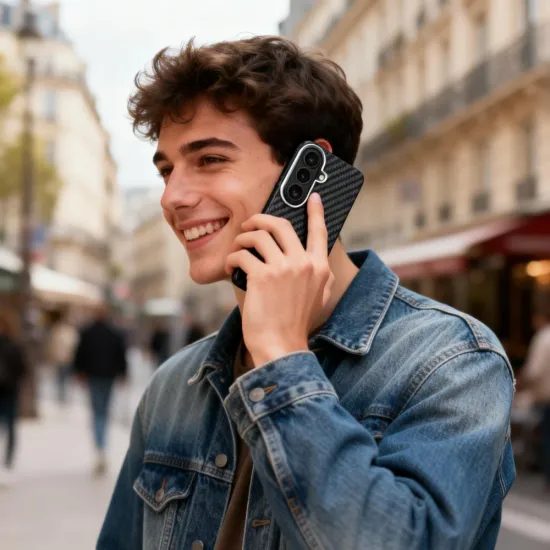 Tech-Protect Ion Carbon MagSafe, Samsung Galaxy S26, μαύρο-ασημί