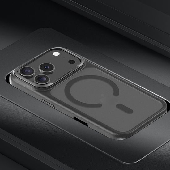 Benks Magnetic Mist θήκη Metal Frame, iPhone 17 Pro Max, μαύρη