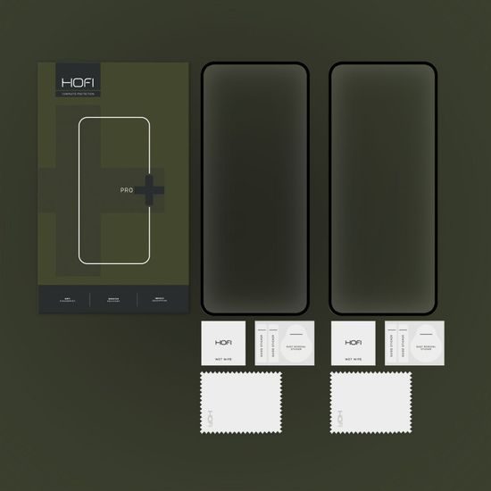Hofi Pro+ edzett üveg, Samsung Galaxy M35 5G, 2 db, fekete