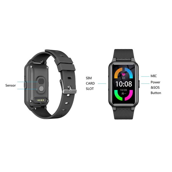 Forever SIVA Smartwatch, ST-100, schwarz