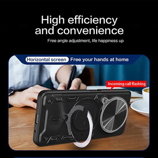 Techsuit CamGuard Pro, Xiaomi Redmi Note 14 4G, μαύρο