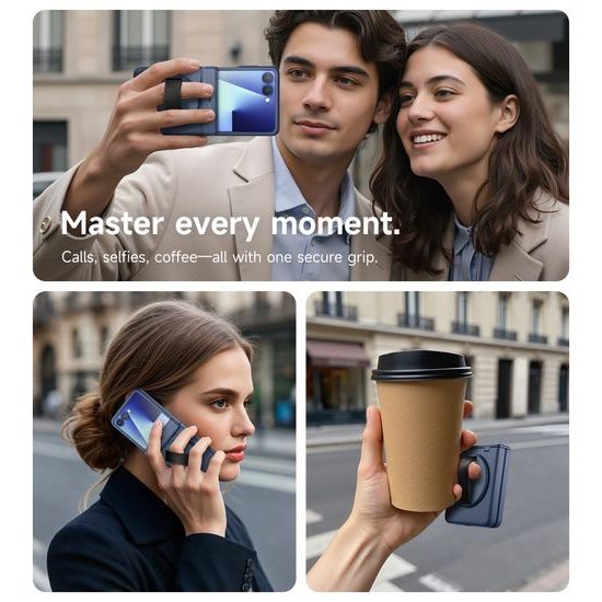 Suritch 360° Kickstand θήκη Samsung Galaxy Z Flip 7, μπλε