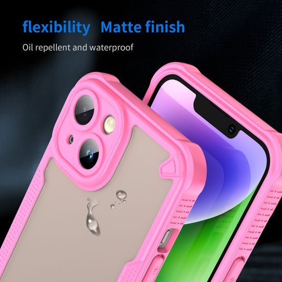 ArmorShield Hybrid Case, iPhone 14, ροζ