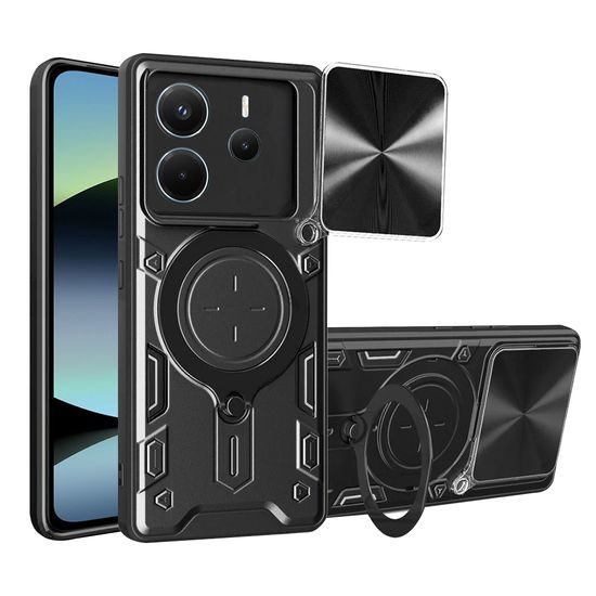 Techsuit CamGuard Pro, Xiaomi Redmi Note 14 4G, μαύρο