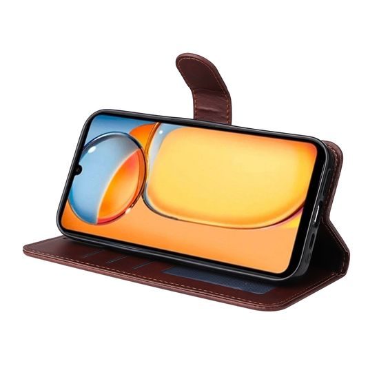Magnet Case, Xiaomi Redmi 13C, hnedý